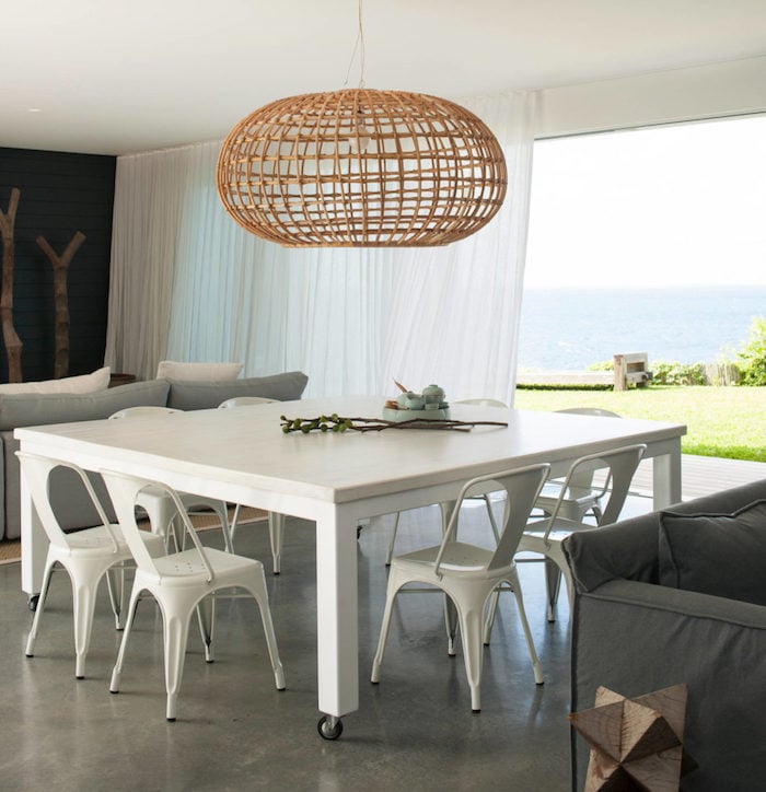 beach house grande table industrielle roulettes blog deco clem around the corner