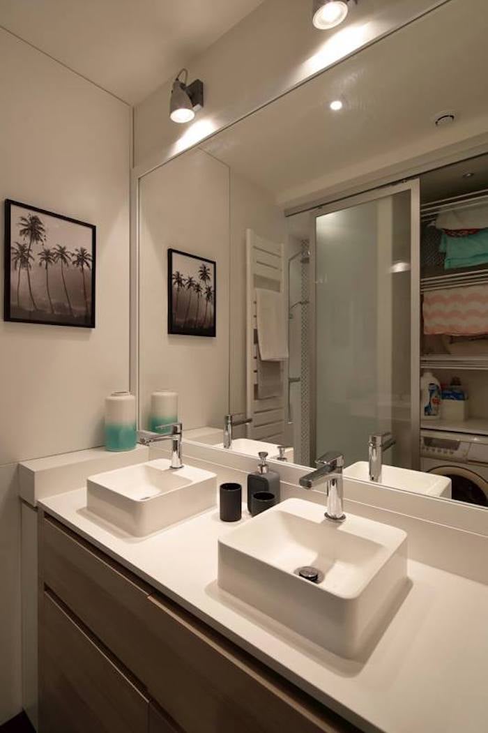 appartement chic parisien salle de bain