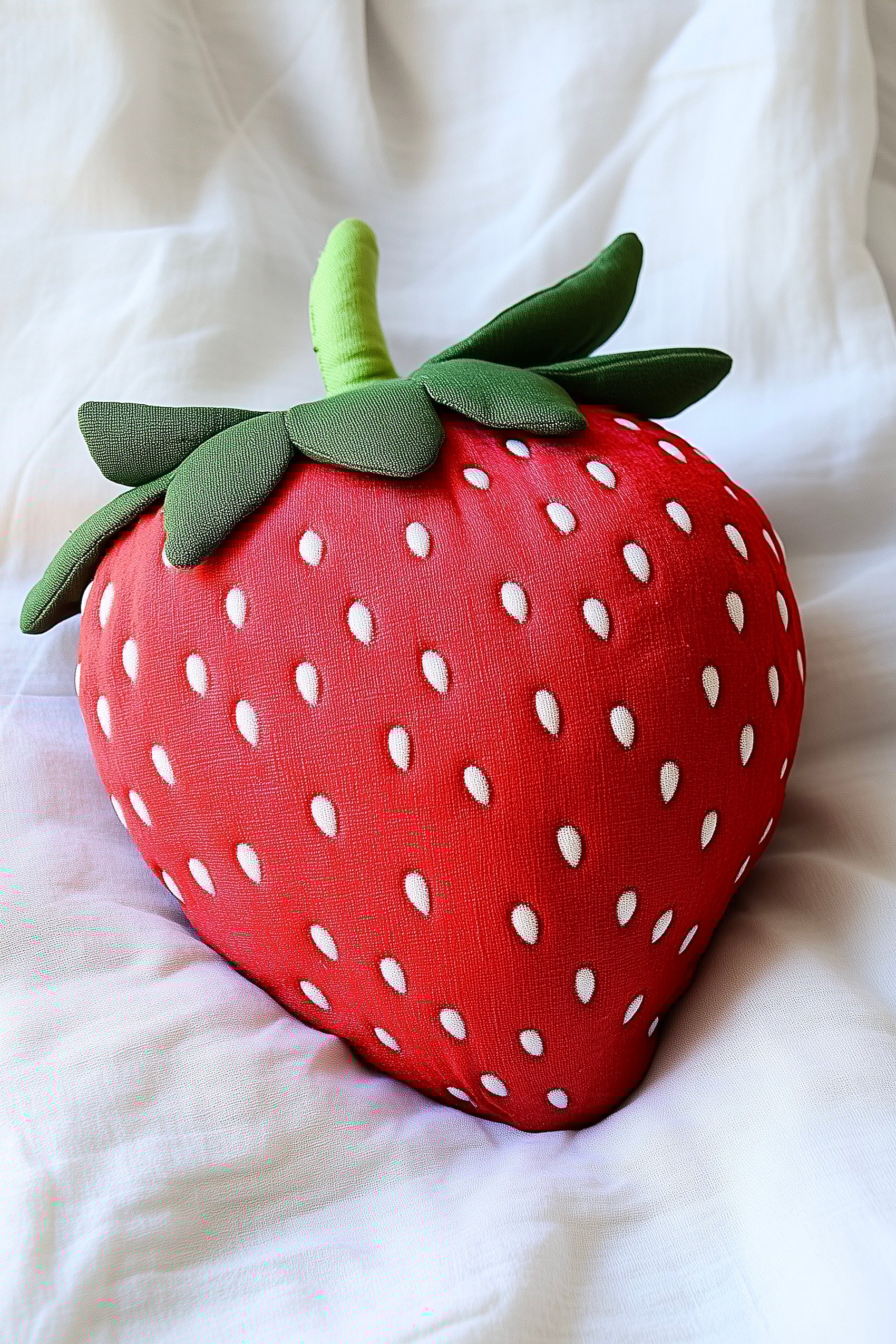 coudre coussin fraise déco feutrine diy tutoriel