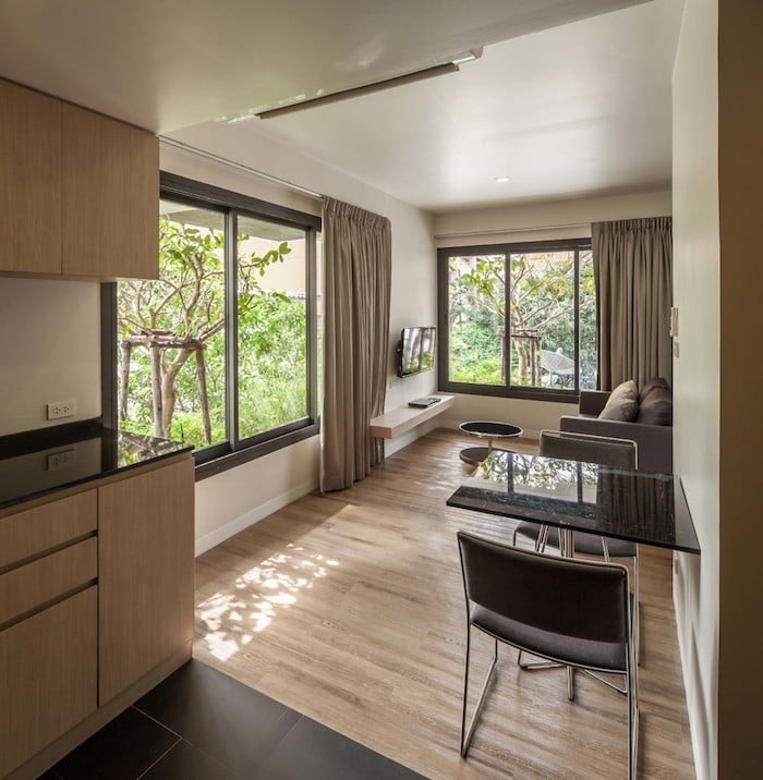 appartements à bangkok cuisine chambre suite