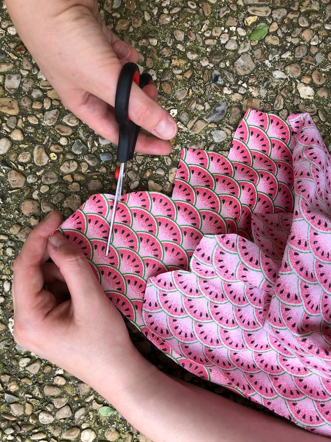 candy bar diy toit en toile enduite pasteque clemaroundthecorner