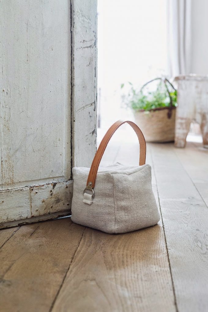 fabriquer soi meme sac en noyau de cerise pour maintenir porte idée décy diy style campagne