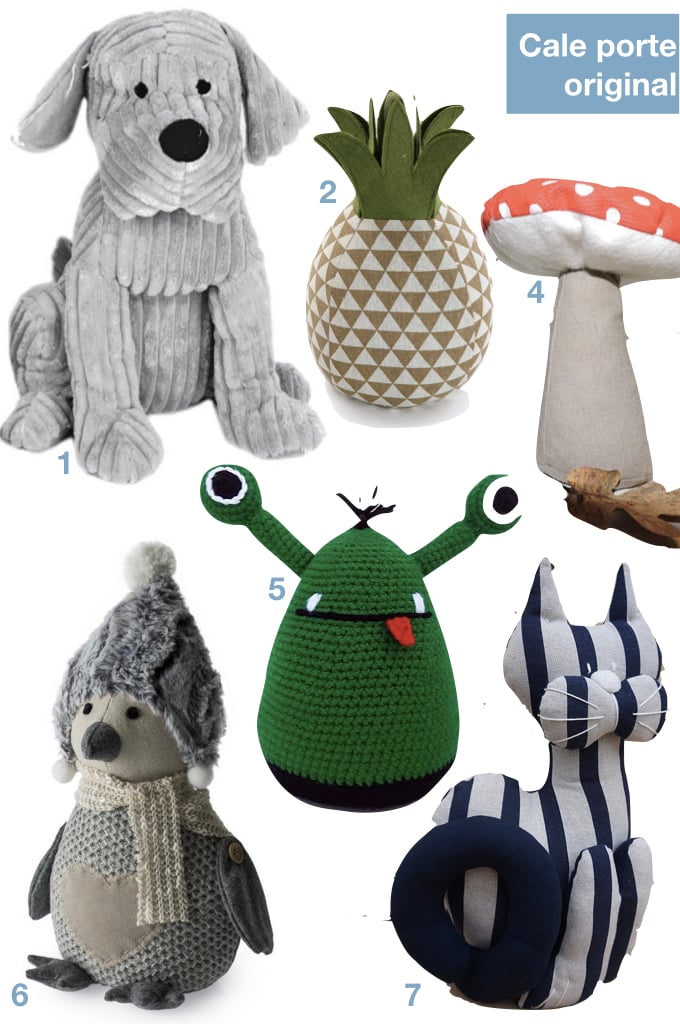 bien choisir son cale porte chien ananas pingouin blog deco clemaroundthecorner