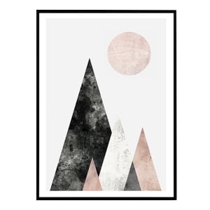 affiche scandinave montagne blog decoration interieure design clemaroundthecorner