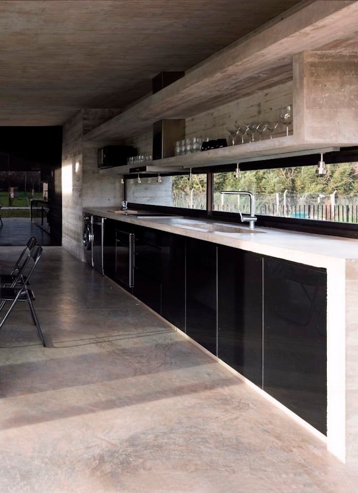 maison sans étage cuisine séjour salon