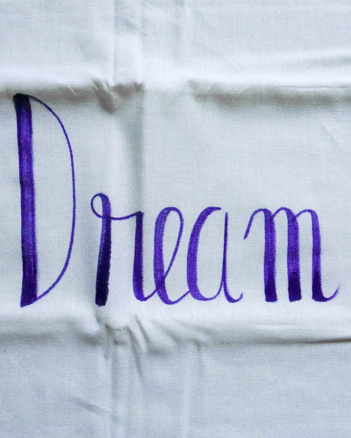 motivational quotes dream coussin housse taie oreiller diy violet phrase motivation