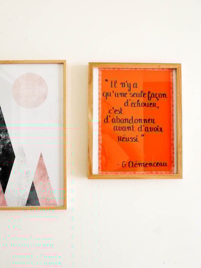 motivational quotes cadre diy travail citation