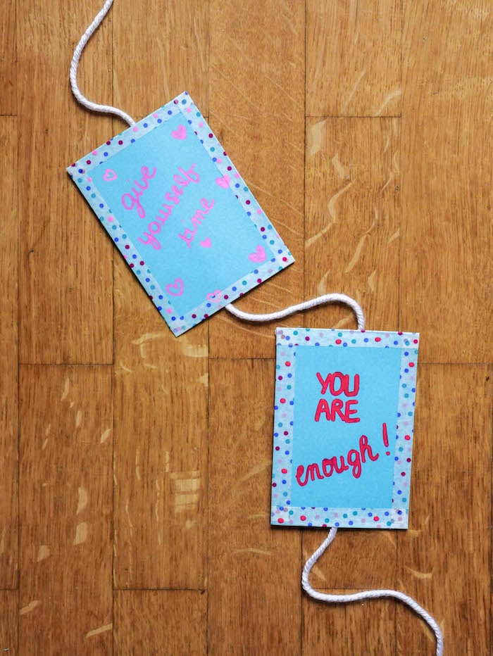 motivational quotes guirlande self love accroche mot