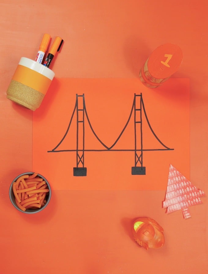 cv coloré idée souvenirs de voyage orange dessin ggb - Blog déco - Clem around the corner