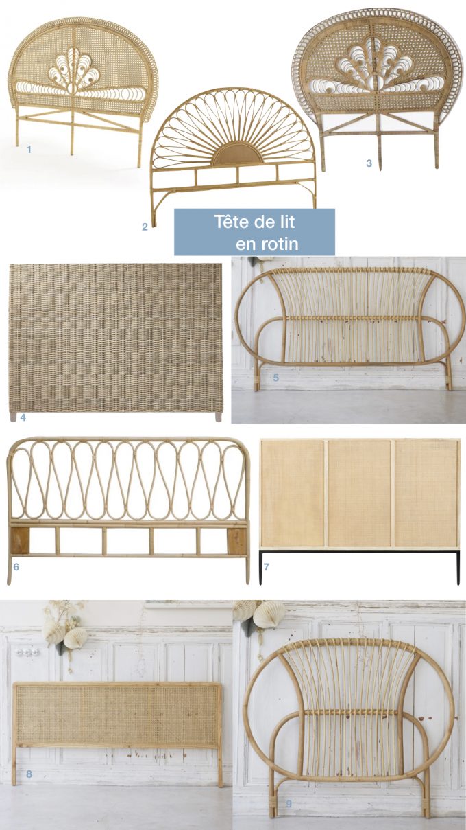 tête de lit en rotin cannage avis pas cher blog déco clem around the corner
