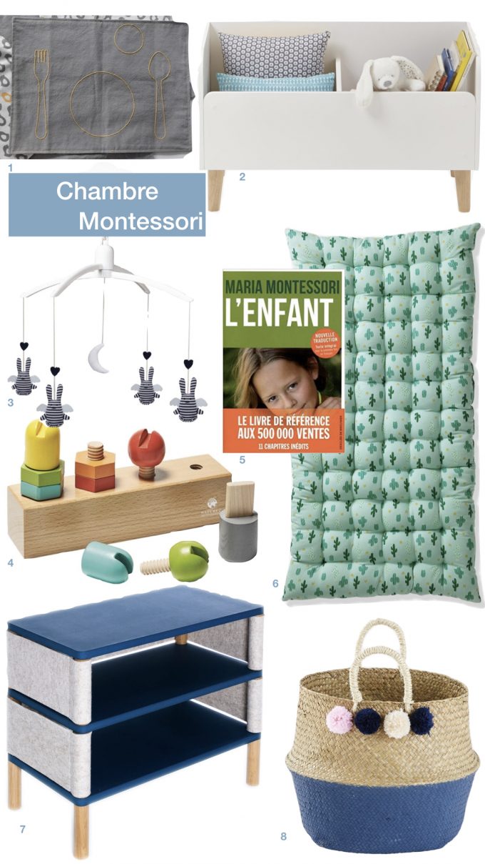 aménagement chambre Montessori bébé enfant matelas de sieste blog déco clem around the corner