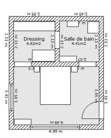 plan idée suite parentale salle de bain dressing blog déco clemaroundthecorner
