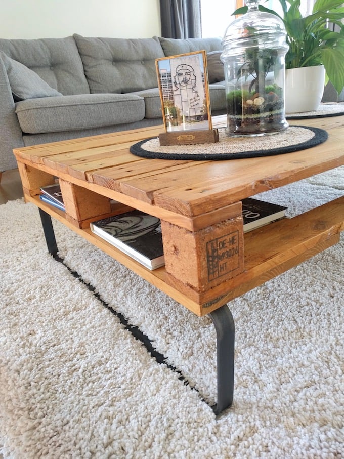 comment fabriquer table basse palette epad diy blog déco clemaroundthecorner