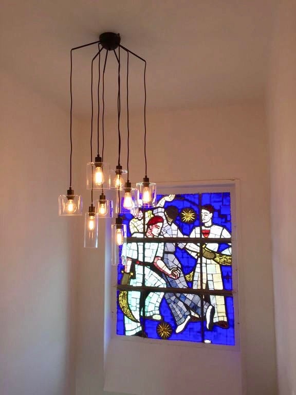 villa avec rooftop à Biarritz vitrail vitraux pelote basque blog déco clemaroundthecorner