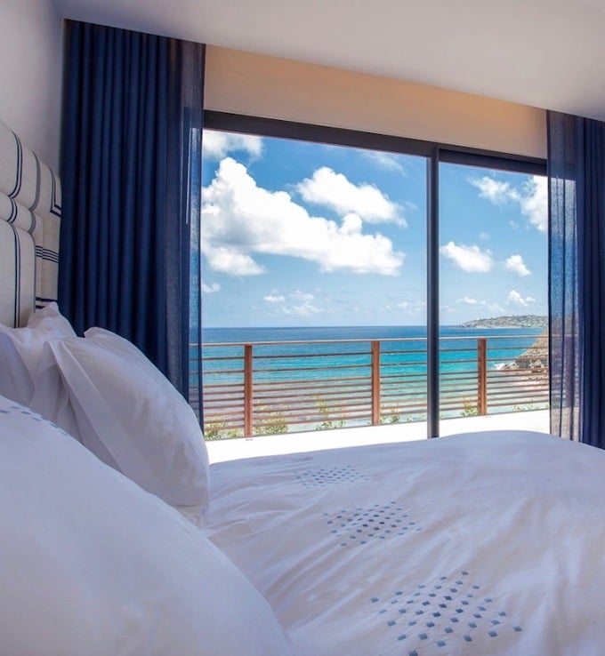 chambre bleue coin de paradis aux antilles blog deco clemaroundthecorner