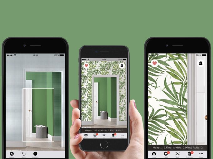 application réalité augmentée décoration papier peint de l'année 2019 - clem around the corner