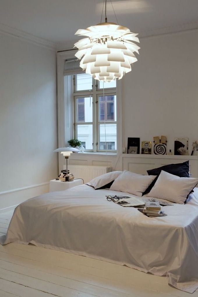 que faire avec des artichauts blanc luminaire lustre chambre blanche cosy icone design louis poulsen clemaroundthecorner blog déco