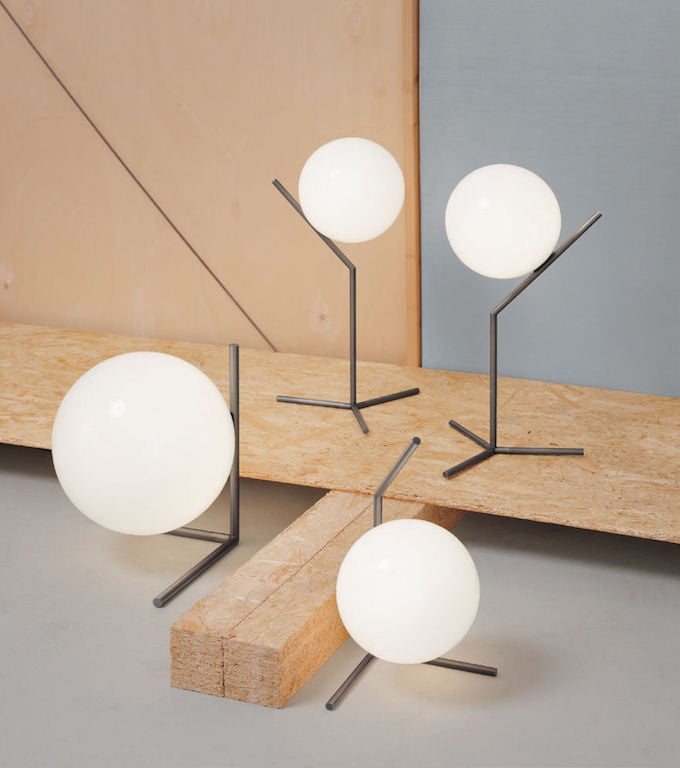 lampe boule lot de quatre luminaire poser design décoration 