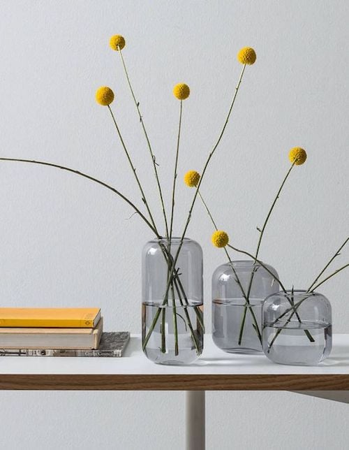 aménage 20m2 bouquet minimaliste jaune fleurs séchées