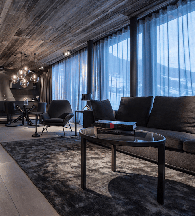 hôtel chic en pleine montagne cosy salle commune blog déco clem around the corner