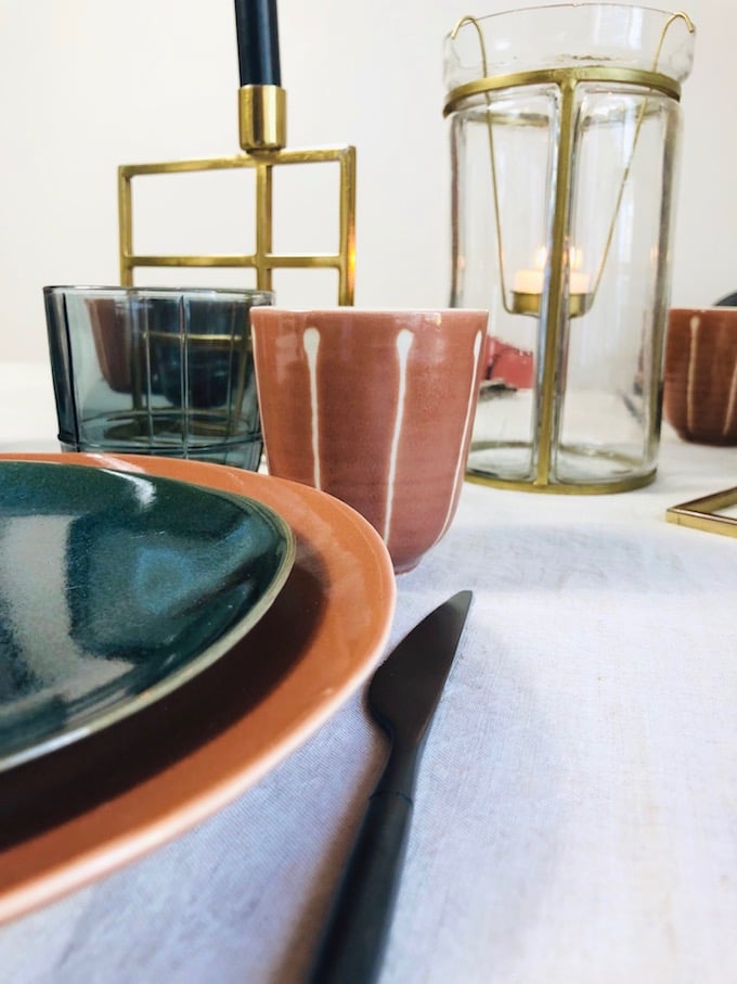 décoration table halloween chic moderne