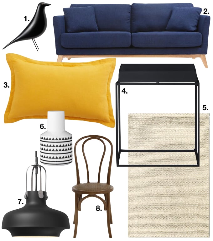 maison avec puits de lumière canapé coussin suspension design blog déco clem around the corner