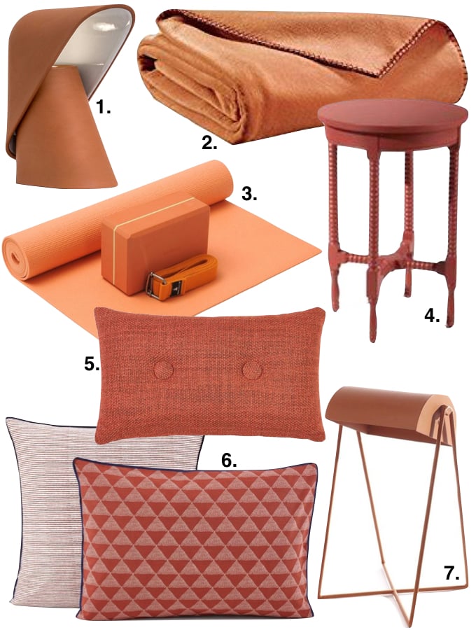 couleur terracotta coussin chambre à coucher blog déco clem around the corner