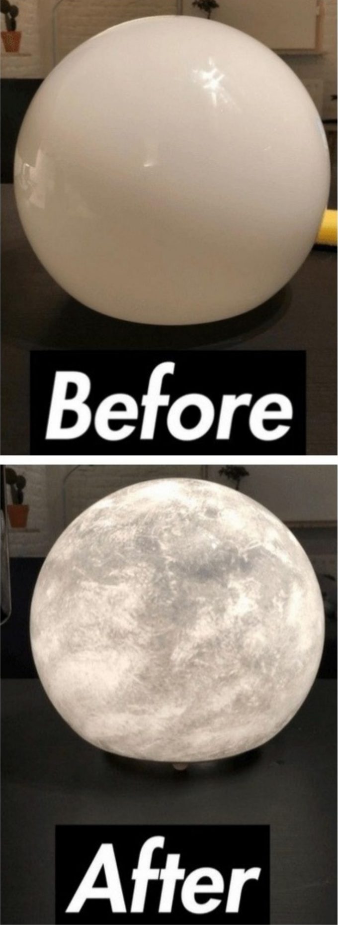 ikea hack lampe diy fado lune chevet - blog déco - Clem around the corner