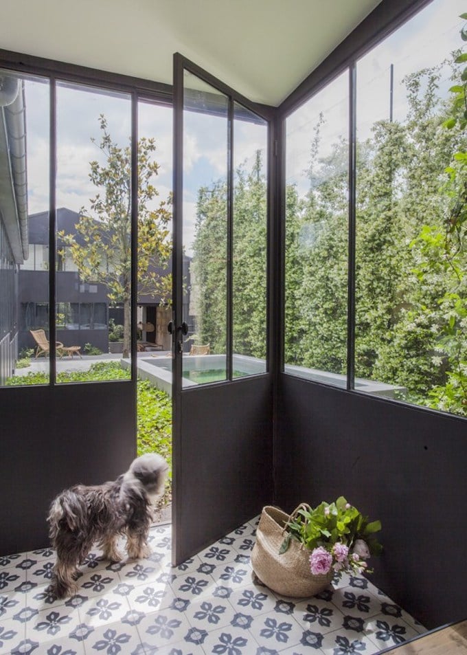 bohème scandinave piscine jardin carreaux de ciment blog deco clem around the corner