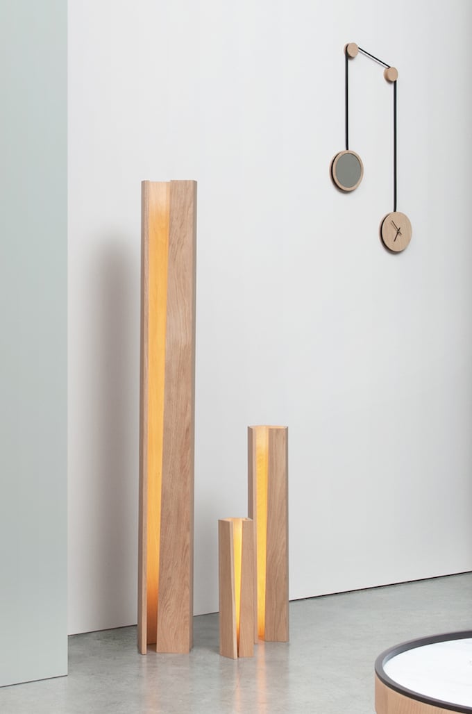 drugeot manufacture lumière bois massif horloge miroir blog déco clemaroundthecorner