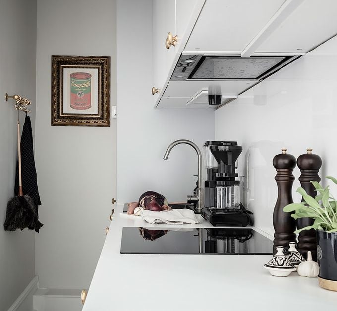 déco en noir et blanc cuisine plaques blog déco clem around the corner