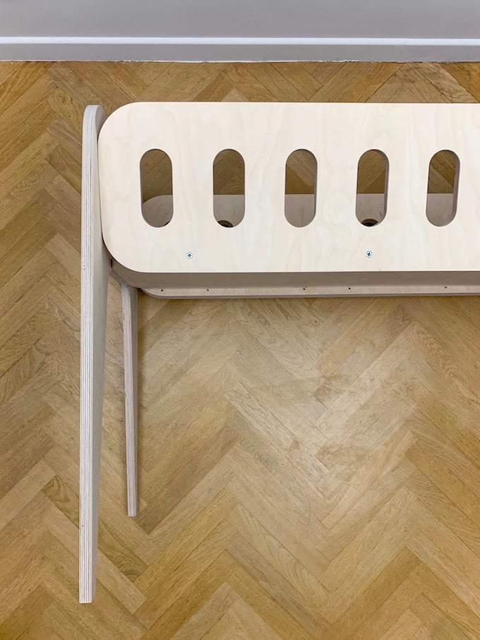 jardinière scandinave blomkal bois matériel avant blog déco clem around the corner