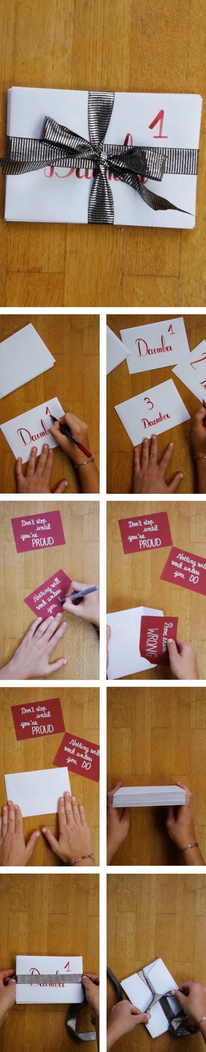 calendrier avent diy lettres à ouvrir tous les jours papier blog deco clem around the corner