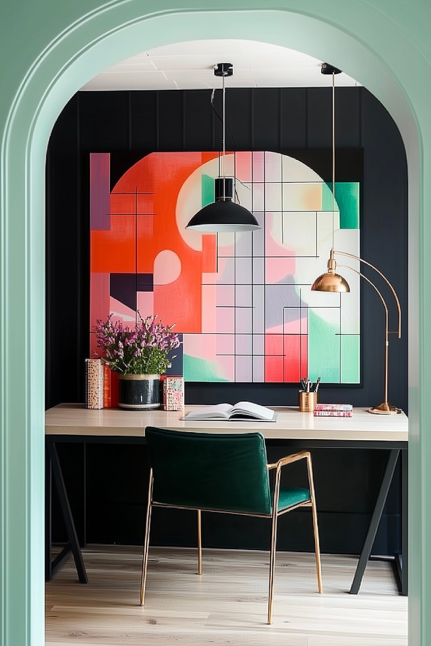 déco graphic Art mural affiche contemporain