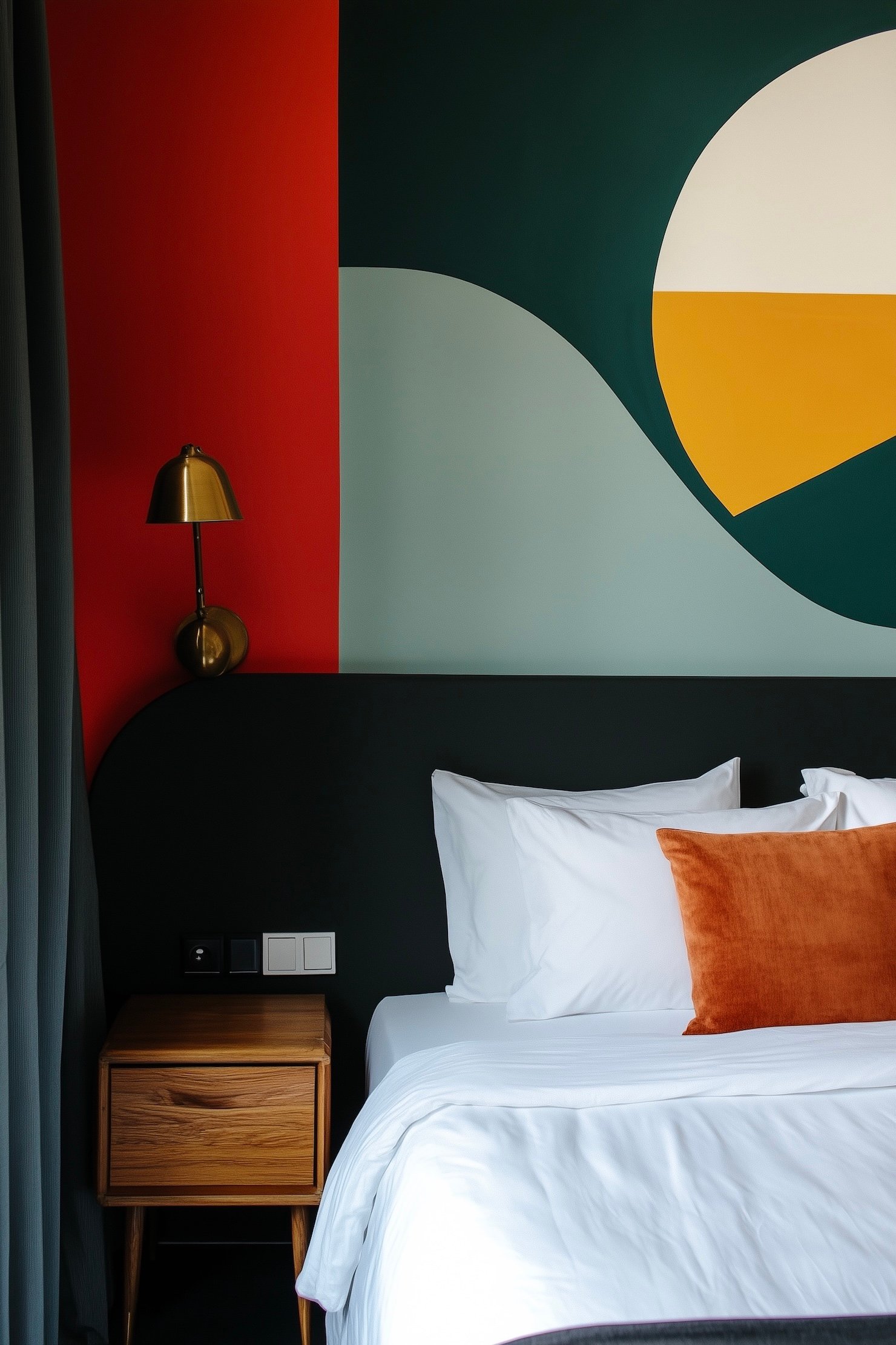 déco graphic tête de lit peinture diy