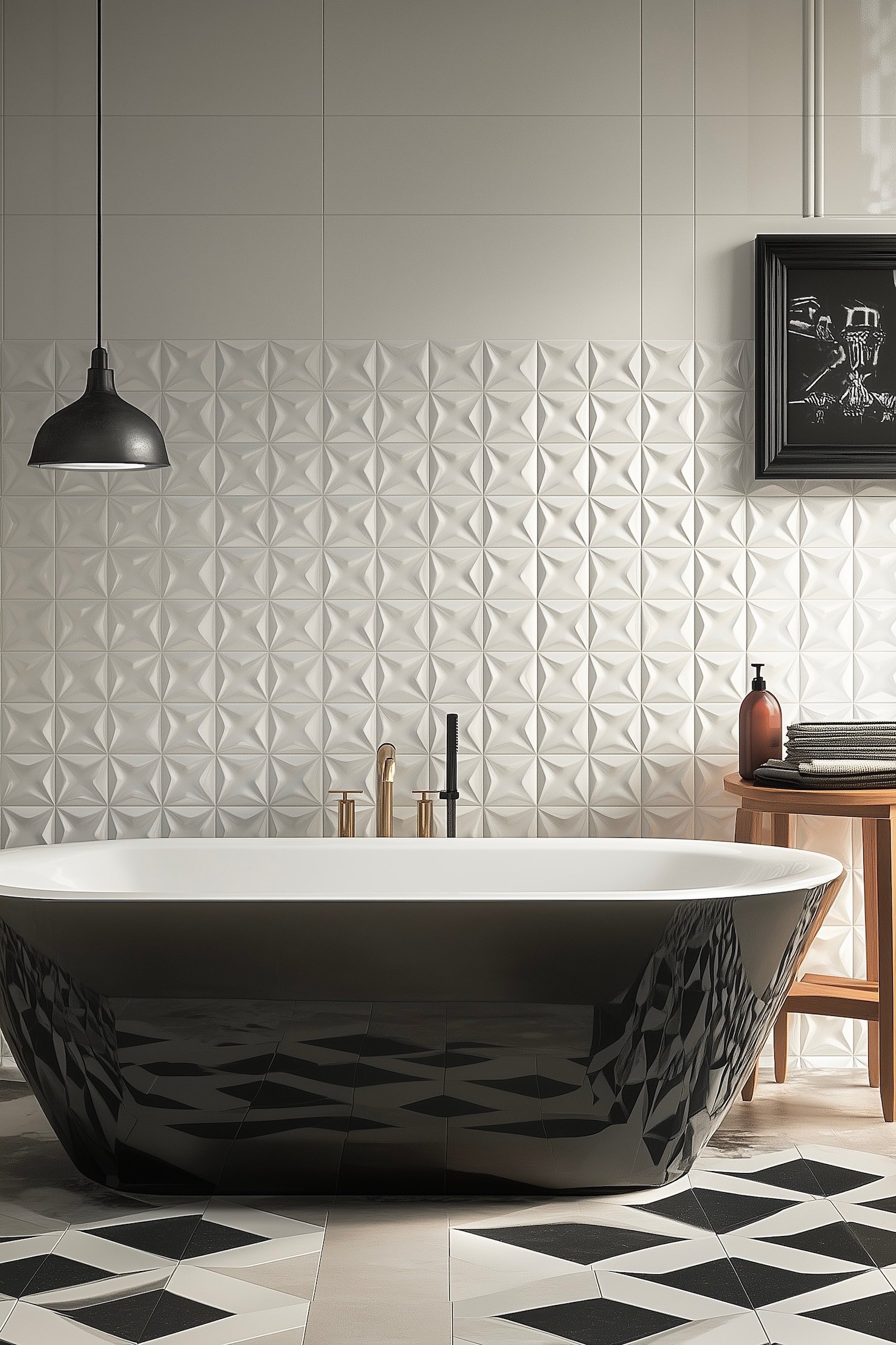 inspiration salle de bains influence Art déco moderne