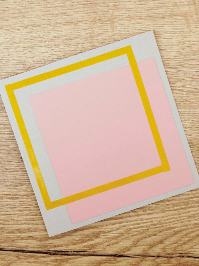 carte de voeux fin d'année fleurs design scotch double face dessin stylo rose blog déco clem around the corner