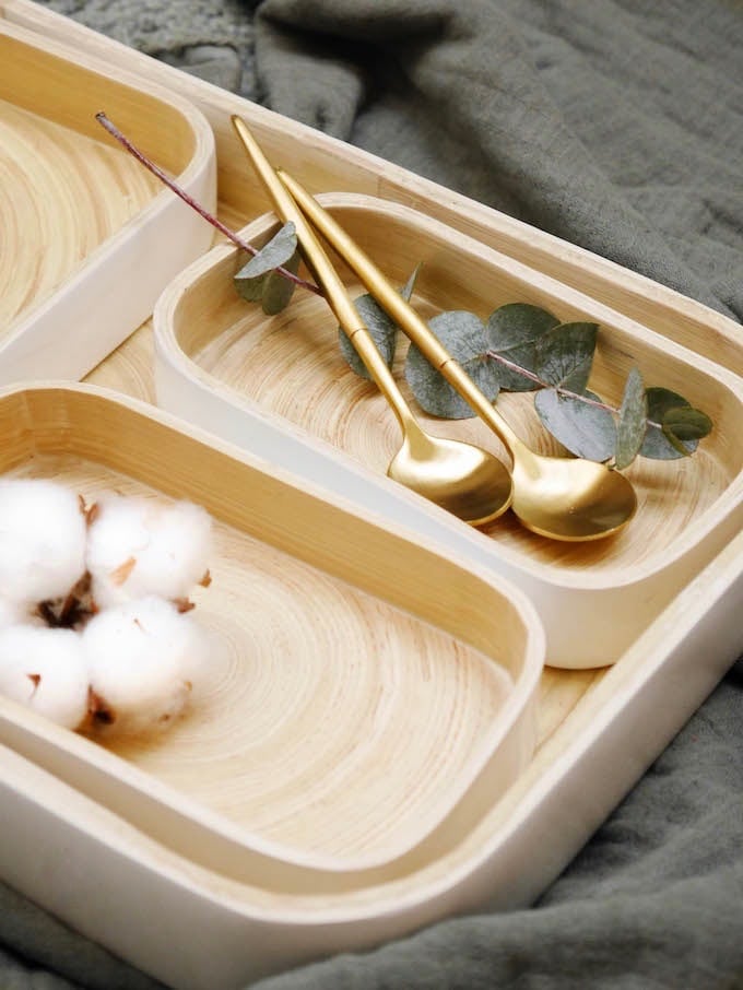 diner romantique de Noël petite cuillère dorée design art déco - blog déco - Clem around the corner