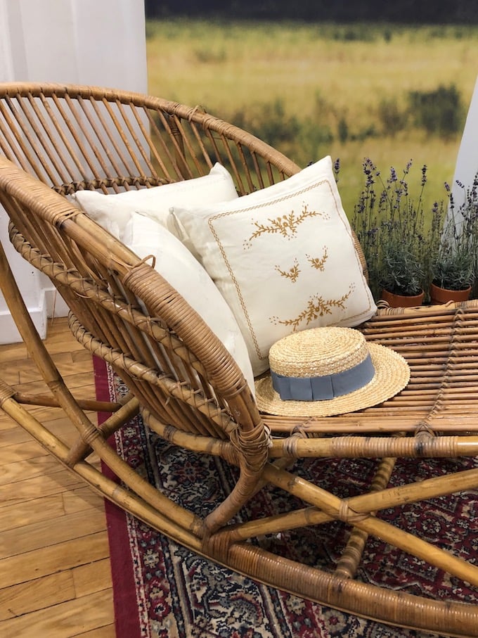 monoprix déco printemps été coussin siège à bascule tapis blog déco clem around the corner