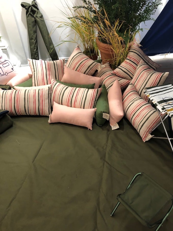 monoprix déco 2019 printemps été glamping kaki rose collab périgot inès de la fressange blog déco clem around the corner