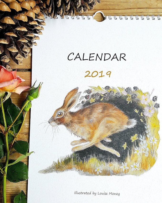 calendrier 2019 original fait main enfant blog déco clem around the corner