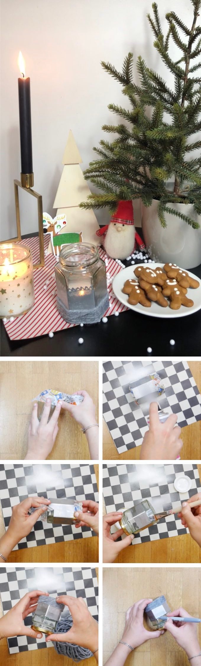 recycler des pots en verre photophore blog déco clem around the corner