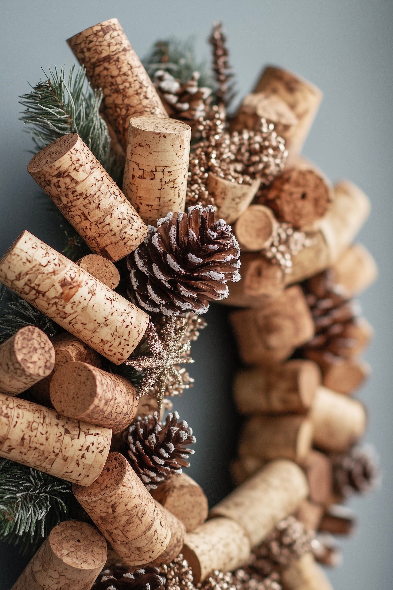 Noël écologique décoration upcycling bouchon liège