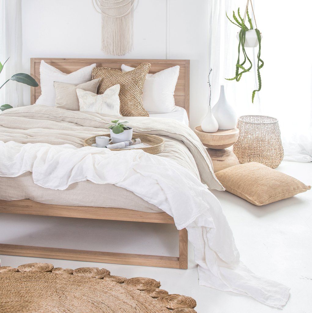 tapis rond chambre osier tressé blanc - blog déco - clem around the corner