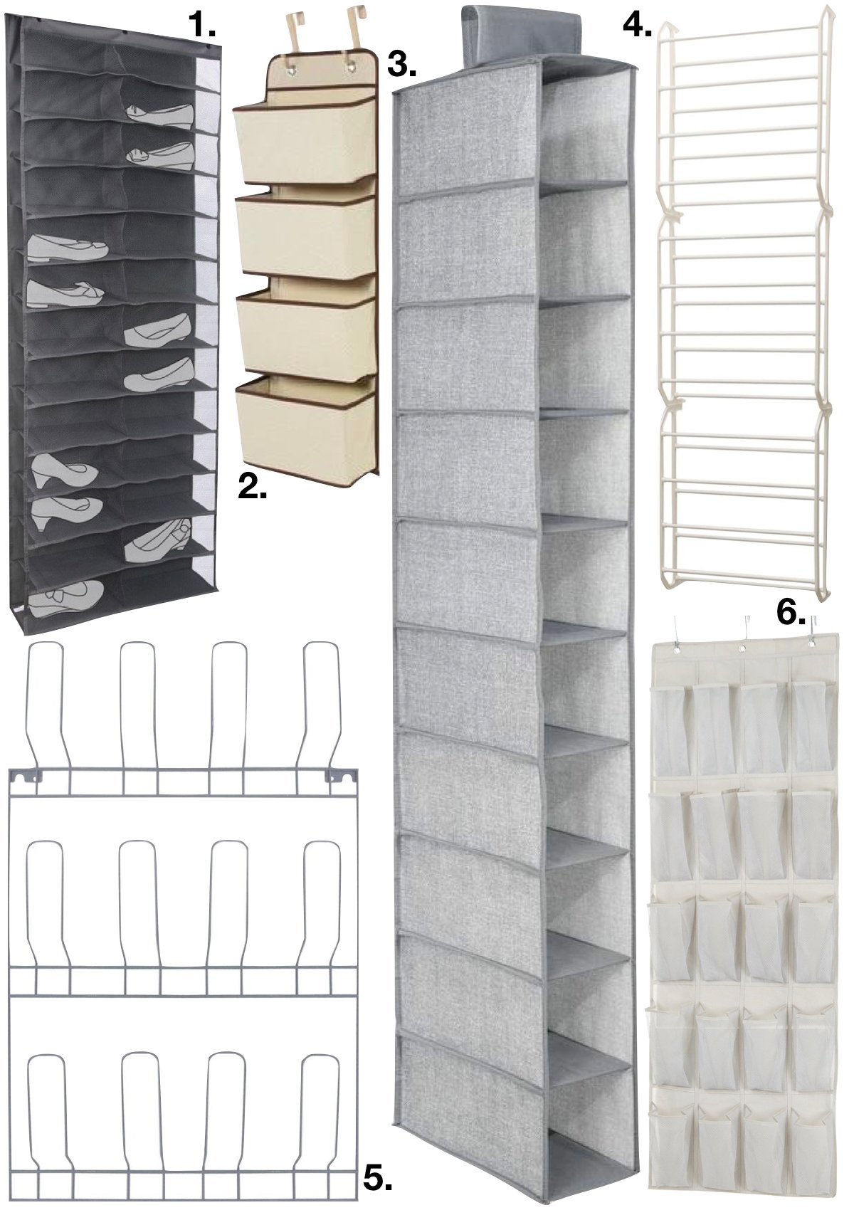 astuces pour ranger les chaussures suspension placard - blog deco - clem around the corner