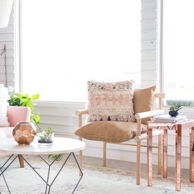 DIY chaise salon style bohème pastel - blog déco - clem around the corner