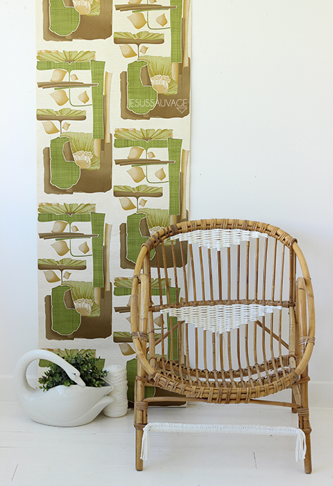 DIY chaise rotin tissage blanc - blog déco - clem around the corner