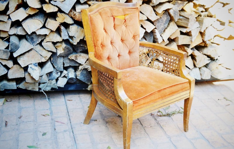 DIY chaise marron bois - blog déco - clem around the corner