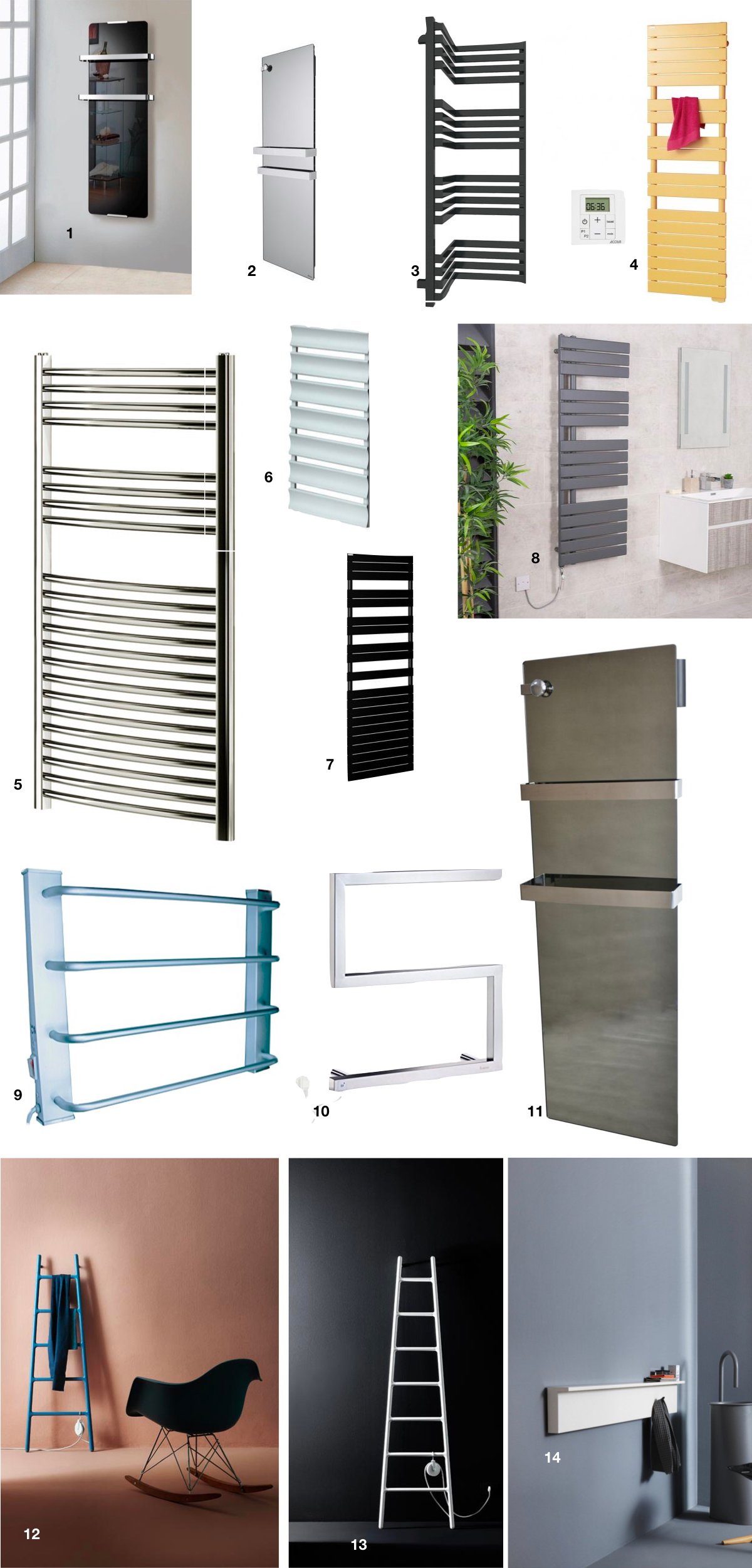 guide avis repose serviette de salle de bain chauffant - blog déco - clem around the corner