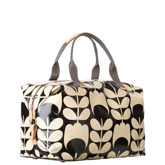 style rétro sac voyage beige noir - blog déco - clem around the corner